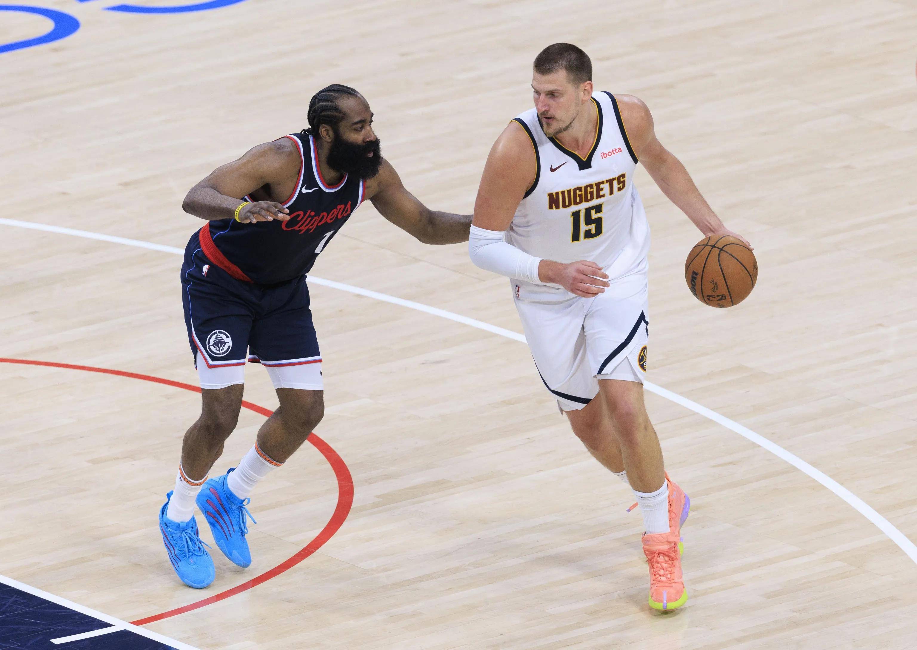 哈登新星出色发挥表现突出，掘金前途光明！